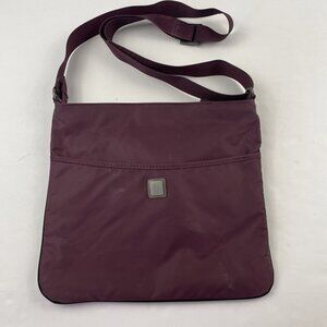 ELLINGTON Nylon Crossbody Bag Medium Purple Multi-Pocket Organizer Travel Purse